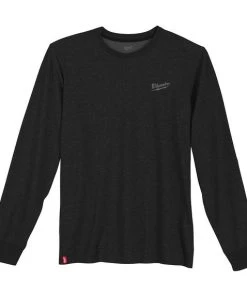 Milwaukee Tools Milwaukee Hybrid Long Sleeve Work Tee - Black 604B