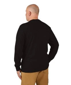 Milwaukee Tools Milwaukee Hybrid Long Sleeve Work Tee - Black 604B 10 Milwaukee Tools Milwaukee Hybrid Long Sleeve Work Tee - Black 604B -Milwaukee Tool-shop 604b 3
