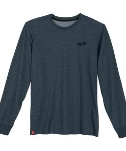 Milwaukee Tools Milwaukee Hybrid Long Sleeve Work Tee - Blue 604BL
