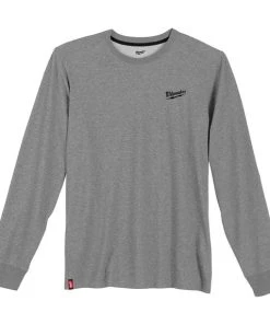 Milwaukee Tools Milwaukee Hybrid Long Sleeve Work Tee - Gray 604G