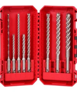 Milwaukee Tools Milwaukee 8pc. SDS Plus MX4 4-Cutter Drill Bit Kit For PACKOUT 48-20-7663