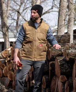 Milwaukee Tools Milwaukee Heavy Duty Sherpa-Lined Vest - Brown 801BR 11 Milwaukee Tools Milwaukee Heavy Duty Sherpa-Lined Vest - Brown 801BR -Milwaukee Tool-shop 801br 5