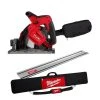 Milwaukee Tools Milwaukee M18 FUEL 6-1/2” Plunge Track Saw With 55" Rail And Bag 2831-20-BUNDLE -Milwaukee Tool-shop miltracksawbare1