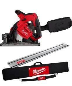 Milwaukee Tools Milwaukee M18 FUEL 6-1/2” Plunge Track Saw With 55" Rail And Bag 2831-20-BUNDLE