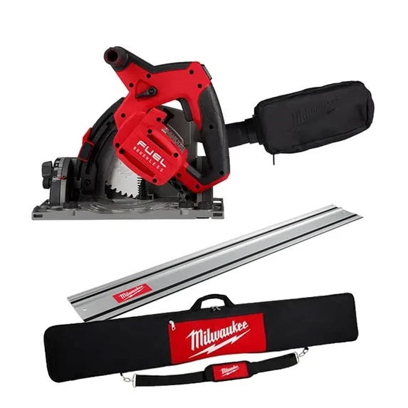 Milwaukee Tools Milwaukee M18 FUEL 6-1/2” Plunge Track Saw With 55" Rail And Bag 2831-20-BUNDLE 3 Milwaukee Tools Milwaukee M18 FUEL 6-1/2” Plunge Track Saw With 55" Rail And Bag 2831-20-BUNDLE
