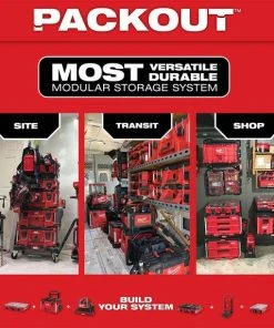 Milwaukee Tools Milwaukee PACKOUT Tech Bag 58 Pockets 48-22-8300 12 Milwaukee Tools Milwaukee PACKOUT Tech Bag 58 Pockets 48-22-8300 -Milwaukee Tool-shop packout most 17