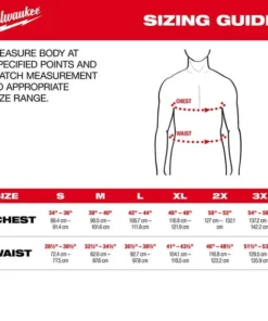Milwaukee Tools Milwaukee Midweight Pullover Hoodie - Gray 351G 11 Milwaukee Tools Milwaukee Midweight Pullover Hoodie - Gray 351G -Milwaukee Tool-shop size guide 2